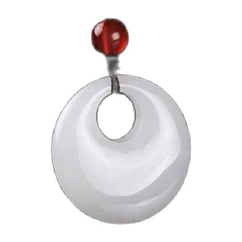 New natural hand-carved hetian jade pendant peace buckle