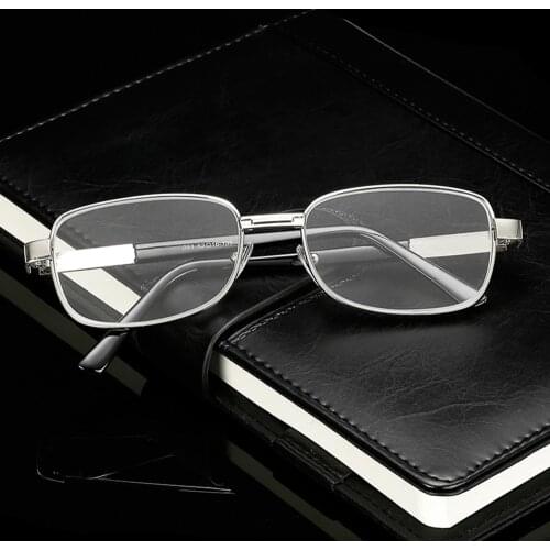 Advanced Alloy Full-rim Natural Crystal Men Women Reading Glasses +0.75 +1.25 +1.5 +2.00 +1.75 TO +4 with Case