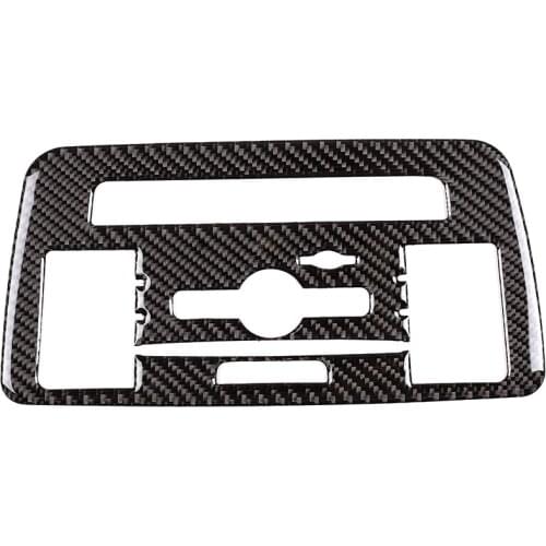 Carbon Fiber CD Air Conditioning Control Panel Cover Trim for Mercedes Benz a Class GLA CLA 2016 2017 2018 2019