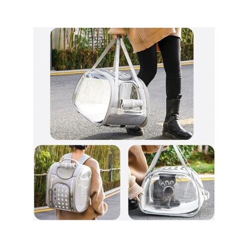 Pet Bag Go Out Portable Transparent Portable Cat Bag Space Capsule Pet Backpack Multi-Purpose Breathable Dog Bag
