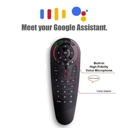 G30S Air Mouse 2.4G Wireless Voice Remote Control 33 keys IR Learning Gyroscope Sensing mini Keyboard for Android Smart TV Box