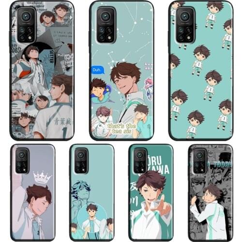 Tooru Oikawa Haikyuu!! For Xiaomi Mi 11 Ultra Note 10 Lite Mi 9T 10T Pro A3 Coque For POCO X3 Pro M3 F1 F3 Case