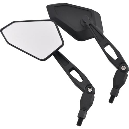 Universal 10mm Motorcycle Rear View Mirrors Side Mirrors For Harley Honda Yamaha Kawasaki Suzuki Bobber Chopper Cruiser BMW KTM