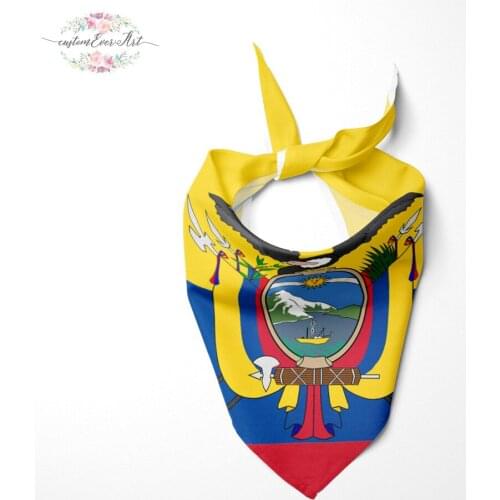 The Ecuador flag Dog Bandana Cat Bandana Pet Bandana Pet Accessory personalized name custom pet present scarf