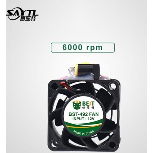 SAYTL DC12V Cooling Fans 6000 rpm Large air volume Repair Cooling Fan Radiator For Mobile Phone Repair soldering Cooling Tool