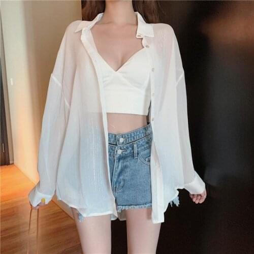 2020 women fashion summer autumn women shirts girls blouse chiffon shirts long sleeve solid blouse women tops