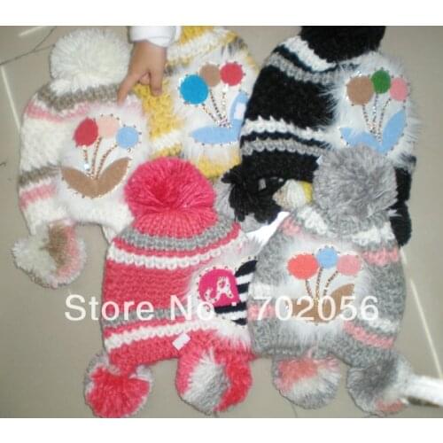 013 winter boys girls Childrens Caps Hats Crochet Hat Beanie Knitted hat gift cap 20pcs/lot #3318