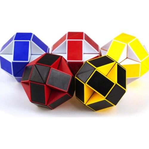 Snake magic ruler Educational Toy Twist Folding Speed Cubes Toy Snake Magic Ruler Education Toys Kid Child