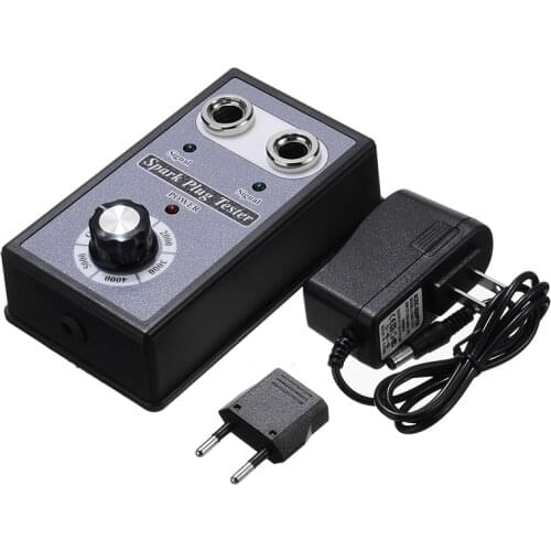 1pc Car Auto Two Channel Spark Plug Simulator Tester Ignition Strength System Analyzer 12V Gasoline Tool Accessories