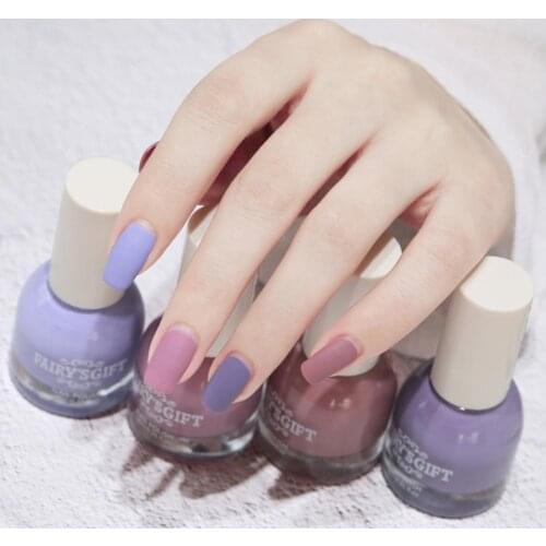 10ml Matte Nail Polish Water-proof Dry Quickly Resin Matte Nail Polish Set for Beauty Gel Polish Set Manicure for Nail Permanent