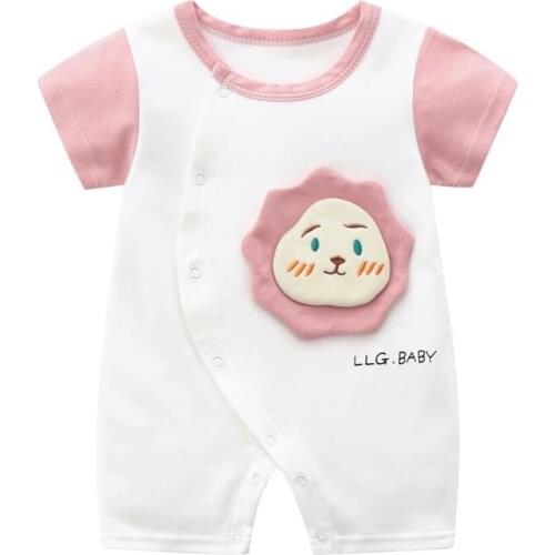 2021 Summer Sleeveless Animal Bodysuit Newborn Baby Boy Bodysuit Cotton Funny Swimsuit Body Baby Girl Costume