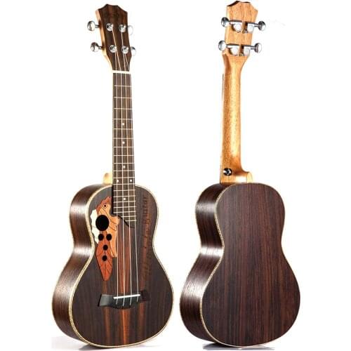 26" tenor ALL Grapevine Hole Rosewood ukulele 4 Strings Hawaii mini small guita ukelele travel acoustic guitar Uke