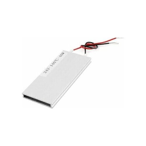 Car Truck 70mmx30mmx6mm Aluminum PTC Heating Element DC 24V 40W 160C