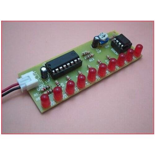 Free Shipping!!! NE555 + CD4017 water lamp / DIY electronic parts / electronic production /Electronic Component