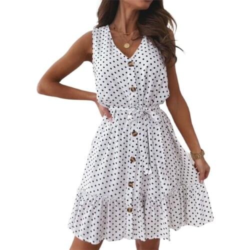 Douhoow Sleeveless Summer Dresses