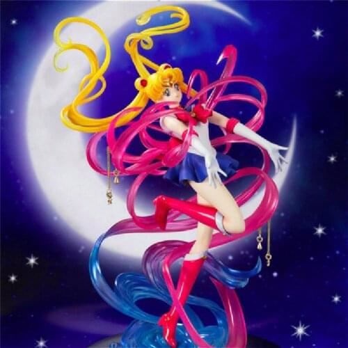 Anime Sailor Moon Figuarts Zero chouette Tsukino Usagi Manga Statue Figurines PVC Action Figure Collectible Model Toys Doll
