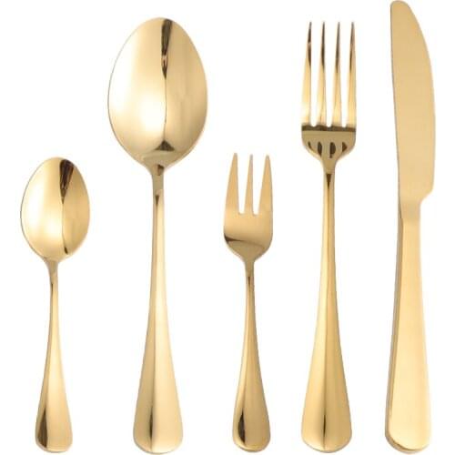 Forks Knives Spoons Cutlery Set 4 Pieces Stainless Steel Knives Forks Knives Spoons Dinnerware Dishwasher Safe Tableware Cutlery