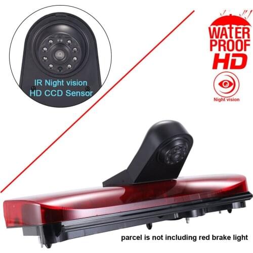HD Rear view car camera for Ford Transit Connect 2014-2017 van 3 dritteVehicle Camera High Mount Stop Lamp Parking Light mpv BUS