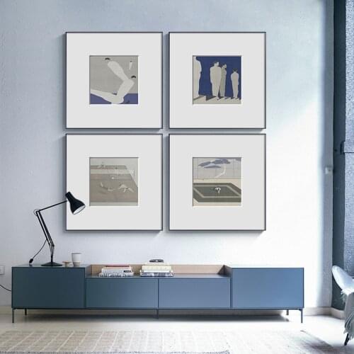 Canvas Painting Figure Wall Art Nordic Performance Art Posters and Prints Wall Pictures for Living Room Decoration Home Decor