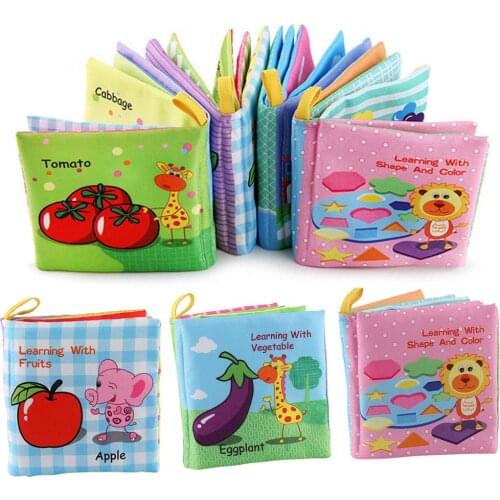 Special cloth design Baby Sound Early warning books Fabric Cloth Books Intelligence Development Learning Educational Toys