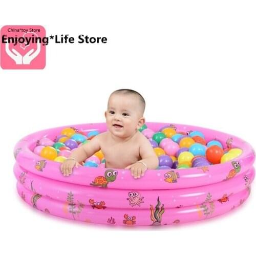 Hot-selling Baby PVC Three-ring Circular Printing Inflatable Pool Home Baby Swimming Pool Infant Swimming Pool Kid Pool