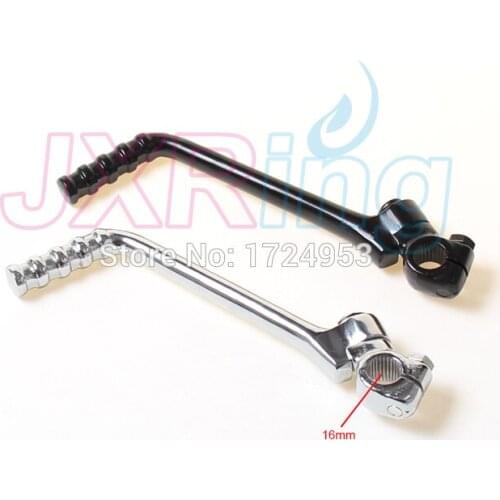 Motorcycle 16mm kick start starter lever 16mm shaft for 110cc 125cc 140cc 150cc 160cc BOSUER dirt bike pit bike Free shipping