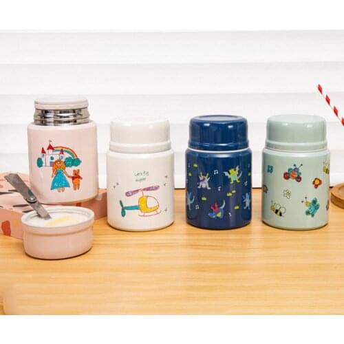 Portable Excellent Durable Lunch Container Students Ideal Gifts Lightweight Vacuum Insulated Jar Anti-scratch for Camping