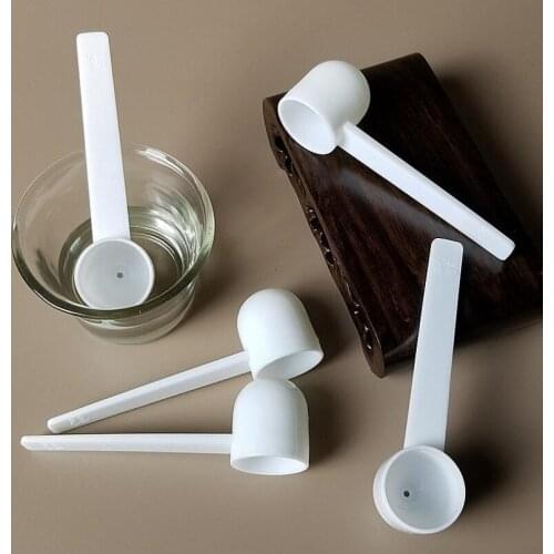 Professional White Plastic 5 Gram 5g Scoops/Spoons For Food/Milk/Washing Powder/Medicine Measuring LX5981