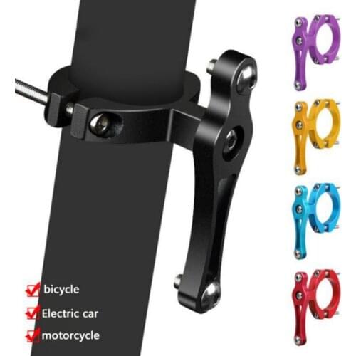 Adjustable Bike Handlebar Kettle Holder Seat Post Mount Converter Bicycle Double Bottle Cage Conversion Seat Adapter