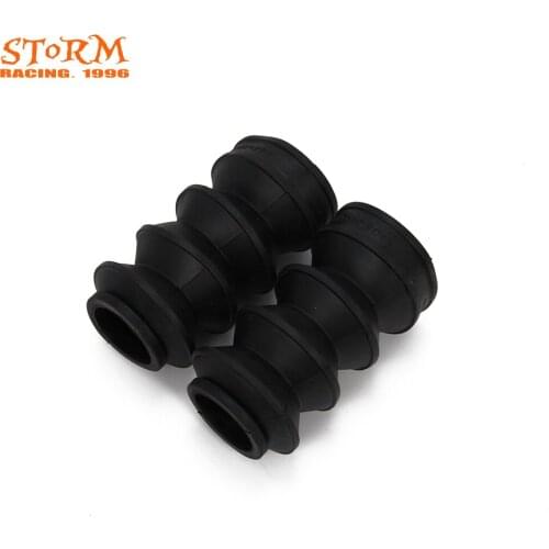 Rubber 39mm Front Fork Cover Gator Boots For Harley Sportster Dyna FX XL 883 Motorcycle