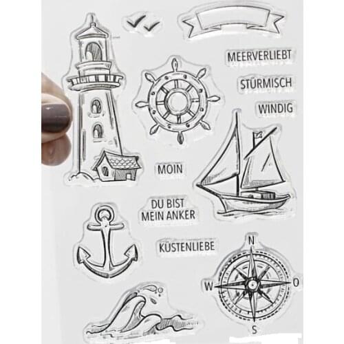 German Words Transparent Clear Silicone Stamp/Seal for DIY scrapbook/photo album Decorative clear stamp sheets ST0779