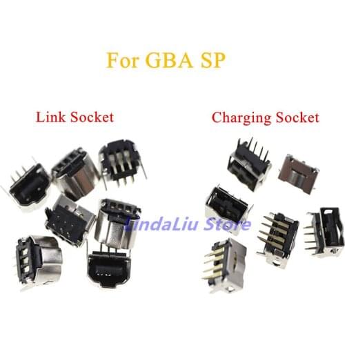 100pcs link connector plug connect port jack For Nintendo Gameboy Advance GBA SP Console link Socket