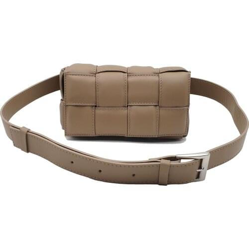 Womens cross body bag attraversiamo Parma, genuine leather, Italy, wide leather belt, small