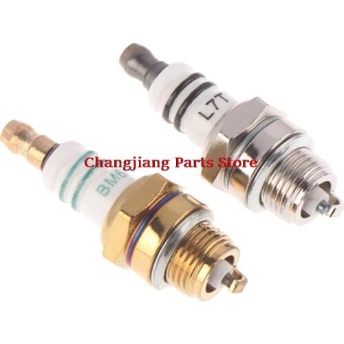 1PCS BM6A Spark Plug Replaces for M7/L7T/CJ8/1560 55*14mm/2.2*0.6 Inch Glow Plug Standard 2-Stroke Chain Saw Field Mower