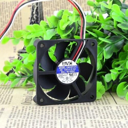 Taiwan qihong FOR AVC 6010 12V 0.1A C6010T12H 6cm CPU cooling fan mute type