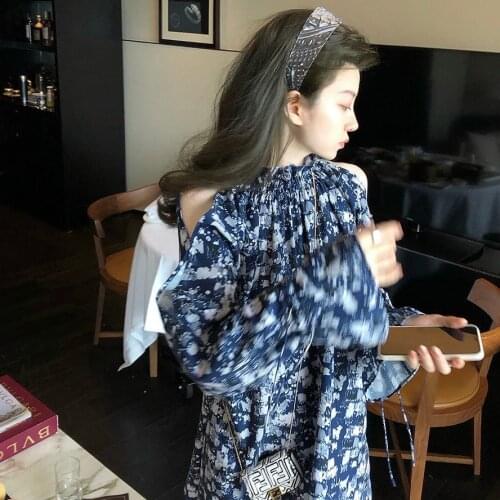 Timis Li Plus size Fashion casual oversized Women Blouse Flare sleeve&neck Loose Tops Shirt with lazy off shoulder dress skirt