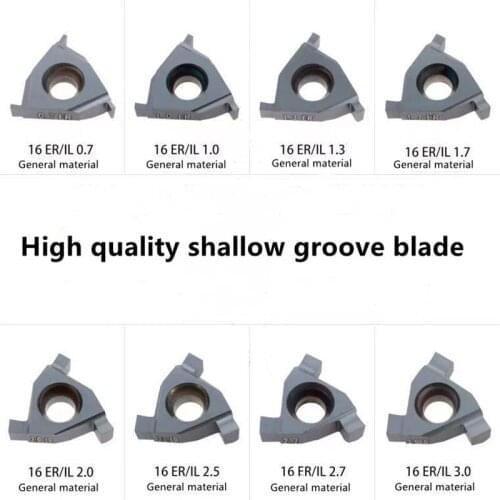 10PCS turning insert high quality 16IR/EL 2.0 LDA/2.1LDA/2.2/2.25/2.3 LDA CNC carbide grooving lathe insert