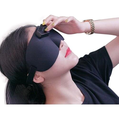 Smart Sleeping Eye Mask Head Pulse Massager Sleep Aid Sleep Apparatus Home Sleep Eye Shades Air Travel Meditation Relaxation