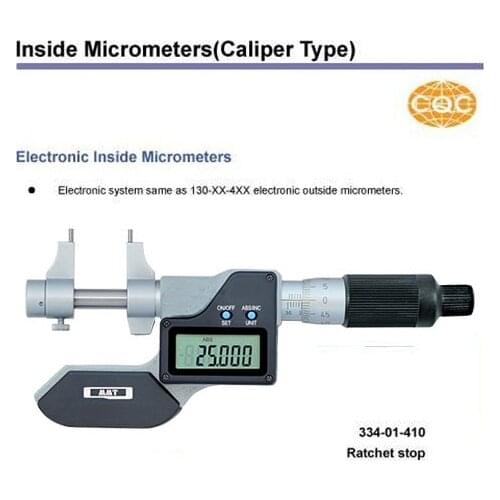 Inside Micrometers (Caliper Type) 25-50mm.1-2inch.334-02-410