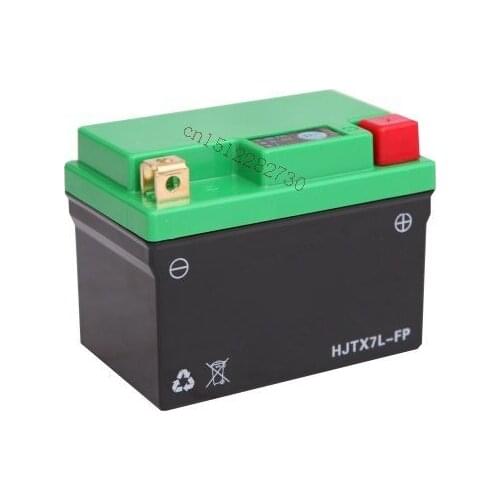 2PCS/lot 12V X7L high quality lifepo4 motorcycle jump starter lithium ion battery with BMS and more than 2000times cycle life