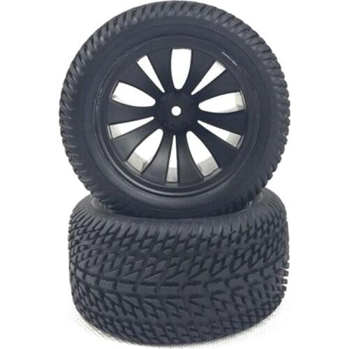 For HBX 1/12 High Speed RC Car Tires Rubber Wheel Complete for Truck 12036 Car Parts