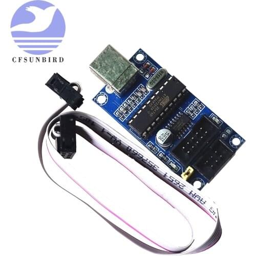 USBTiny USBtinyISP AVR ISP Programmer Bootloader For Arduino UNO R3 Meag2560 With 10pin Programming Cable