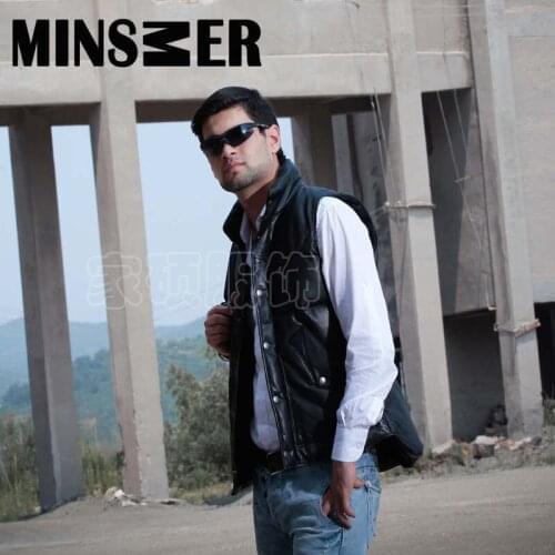 Winter mens high collar long leather jacket coat Warm Windbreak jaqueta masculina black mens down jackets pure color parka