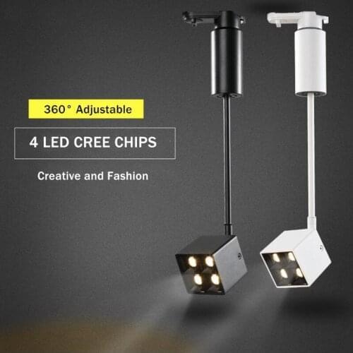 1PCS 12W 20W 30W COB LED Track Light led rail lamp led spotlight Clothing Shop Window lighting light bulb Cold White Warm White