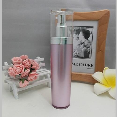 100ml pastel violet press pump lotion bottle with flower shape lid,cosmetic container,Cosmetic Packaging