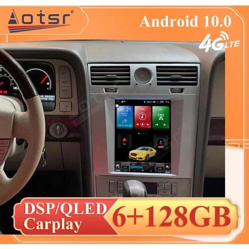 6+128G For Lincoln Navigator 2005-2009 Android 10.0 PX6 Car GPS Navigation Head unit Multimedia player Auto Radio Tape Recorder