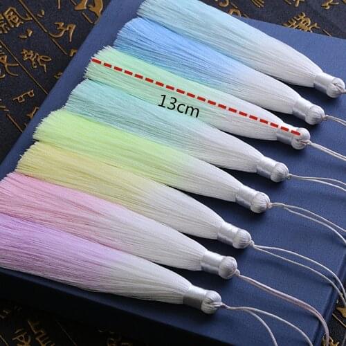 1 Piece 13cm Gradient Tassel For Jewelry/Earrings Accessories,Hand Made DIY Tools Craft Tassels Sewing Accessories