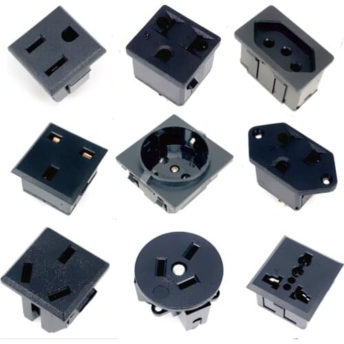 EU European KR Plug Adapter Japan China US To EU Travel Power Adapter Electrical Plug Converter Charger Socket AC Outlet