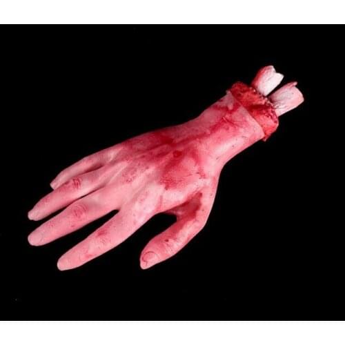 Halloween Ghost Festival Scary Bar Supplies Horror Broken Hand Broken Foot Ordinary Blood Hand Props Whole Person Toys