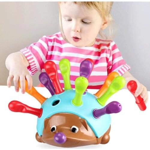 Sorter Educational Toys Magnetic Worm Hedgehog Learning Resources Sorter with Numbers The Fine Motor Toy Sensory Counting skills